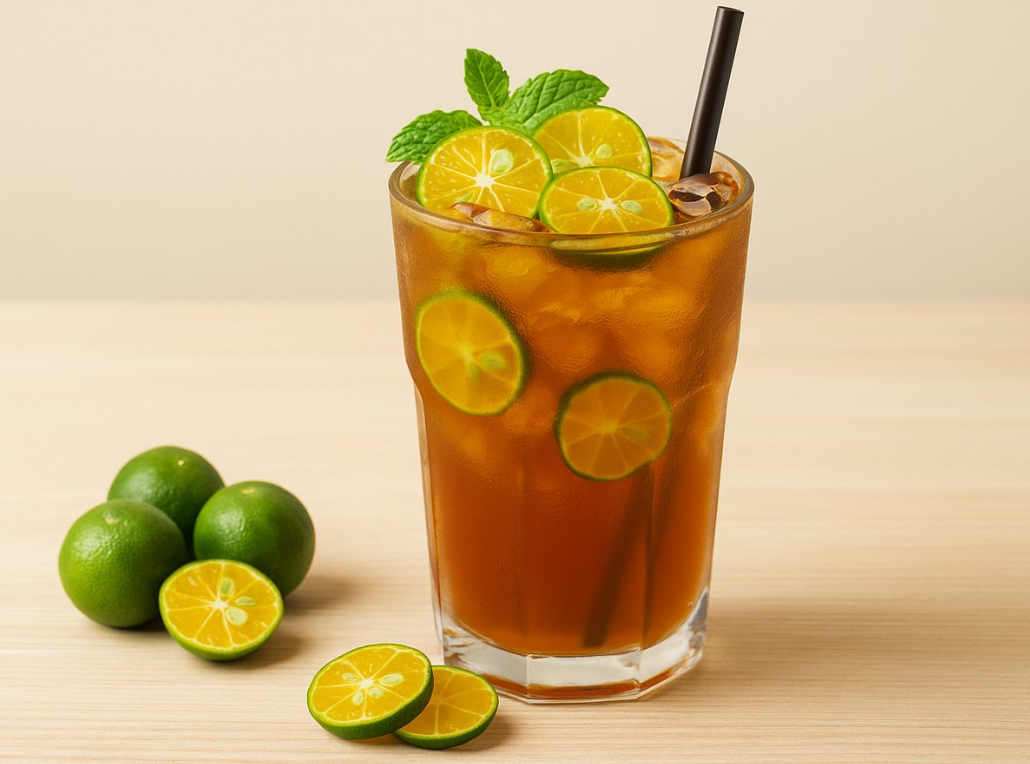 Kumquat Iced Tea