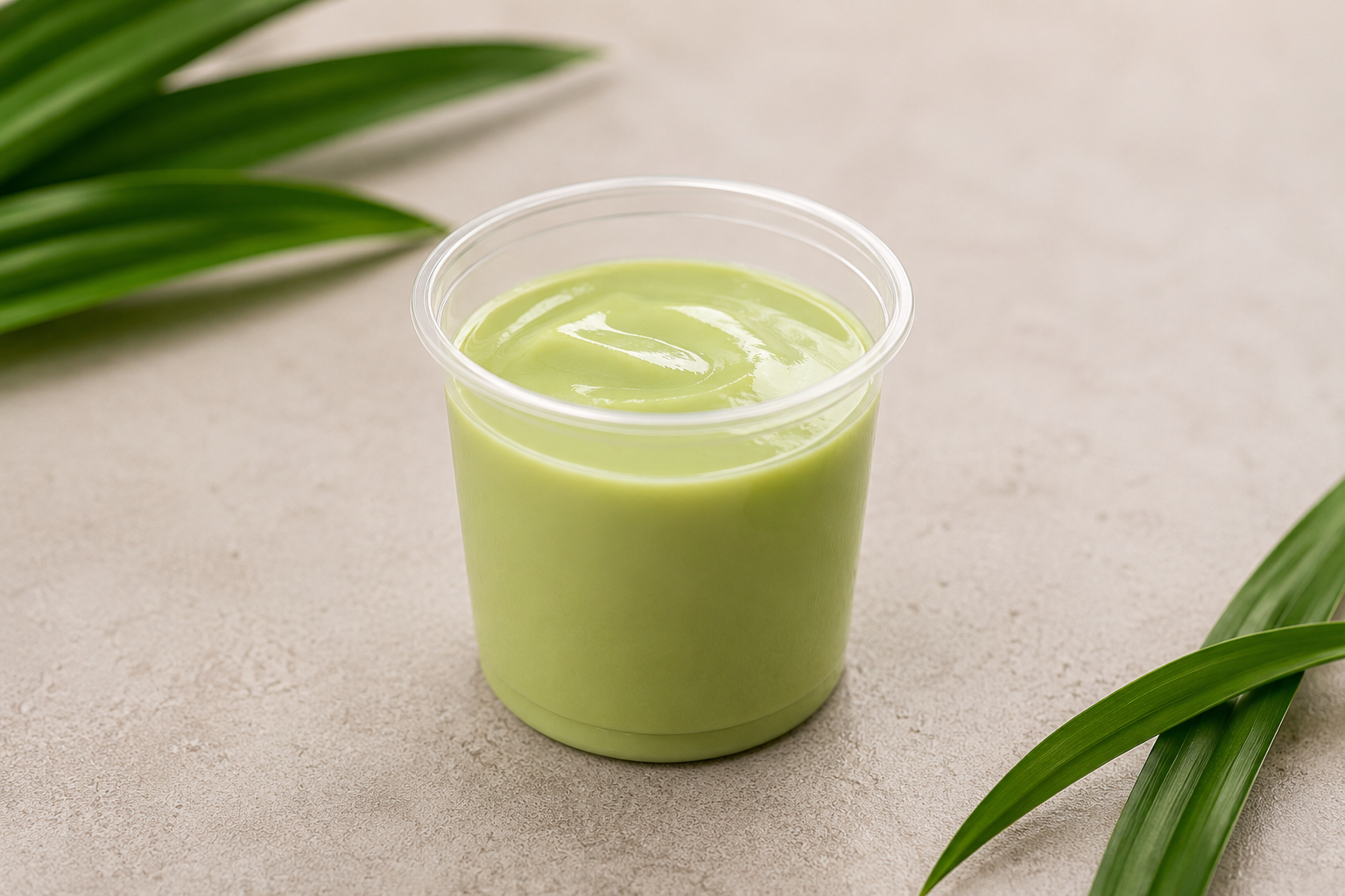 Pandan Tofu Pudding