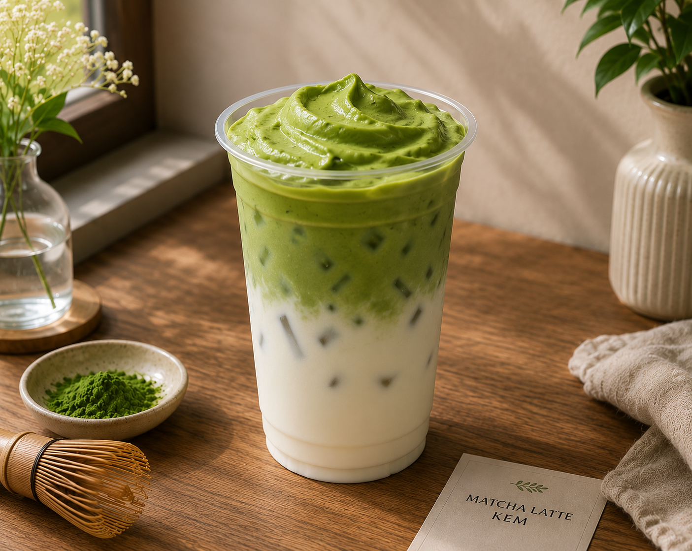Matcha Cream Latte